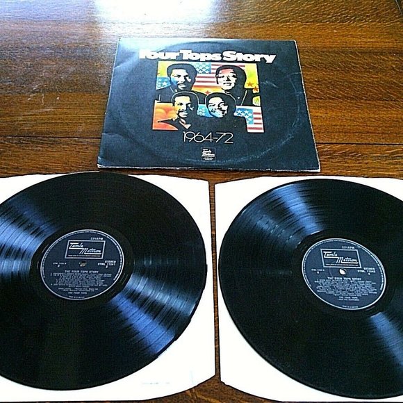 Vintage Vinyl LP Four Tops Story 1964 -72 Tamla Motown Double Album Gatefold EMI - Picture 16 of 16